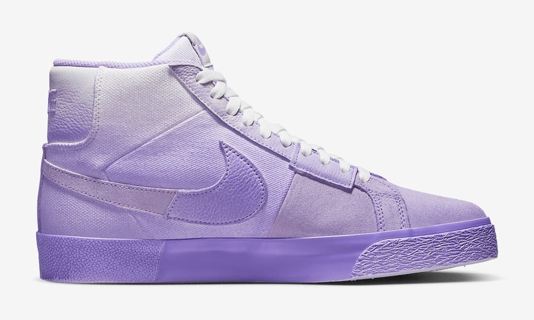 海外発売！ナイキ SB ズーム ブレーザー ミッド プレミアム “ライラック” (NIKE SB ZOOM BLAZER MID PREMIUM “Lilac”) [DR9087-555]