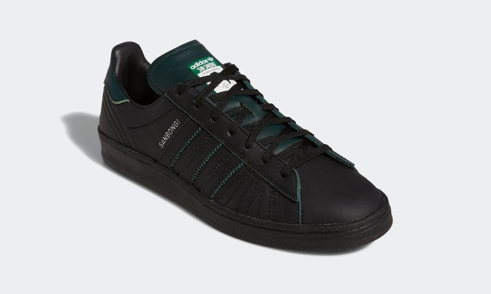 【国内 8/20 発売】アディダス オリジナルス キャンパス ADV × 三本木 “ブラック” (adida Originals CAMPUS ADV × SANBONGI “Core Black”) [GW1155]