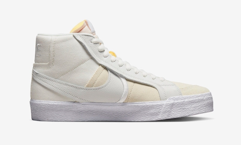 2022年 発売予定！ナイキ SB ブレーザー ミッド “ワーニングラベル/サミットホワイト” (NIKE SB BLAZER MID “Warning Label/Summit White”) [DZ7587-110]