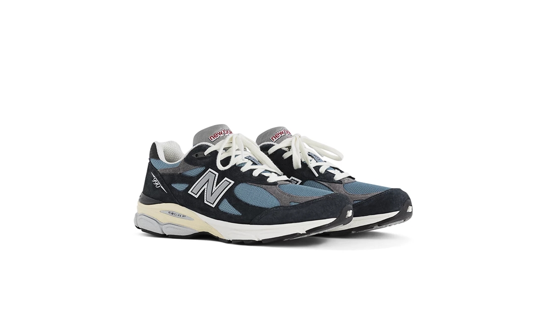 国内 8/25 発売】New Balance M990v3 TE3 “Navy/Spring Tide” Made in ...