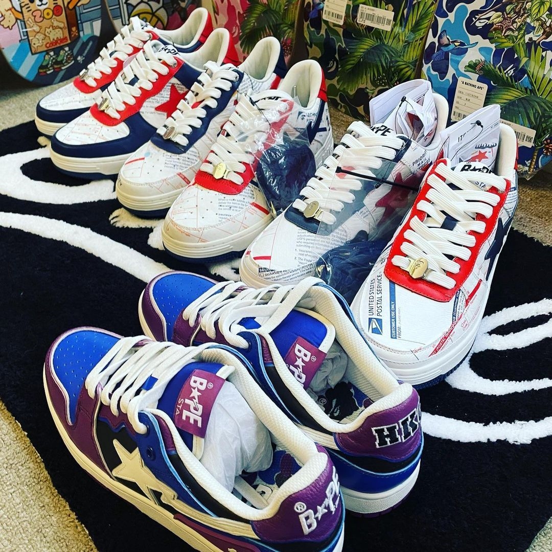 【国内 8/28 発売】A BATHING APE BAPE STA × USPS コラボ (ア ベイシング エイプ アメリカ合衆国郵便公社)