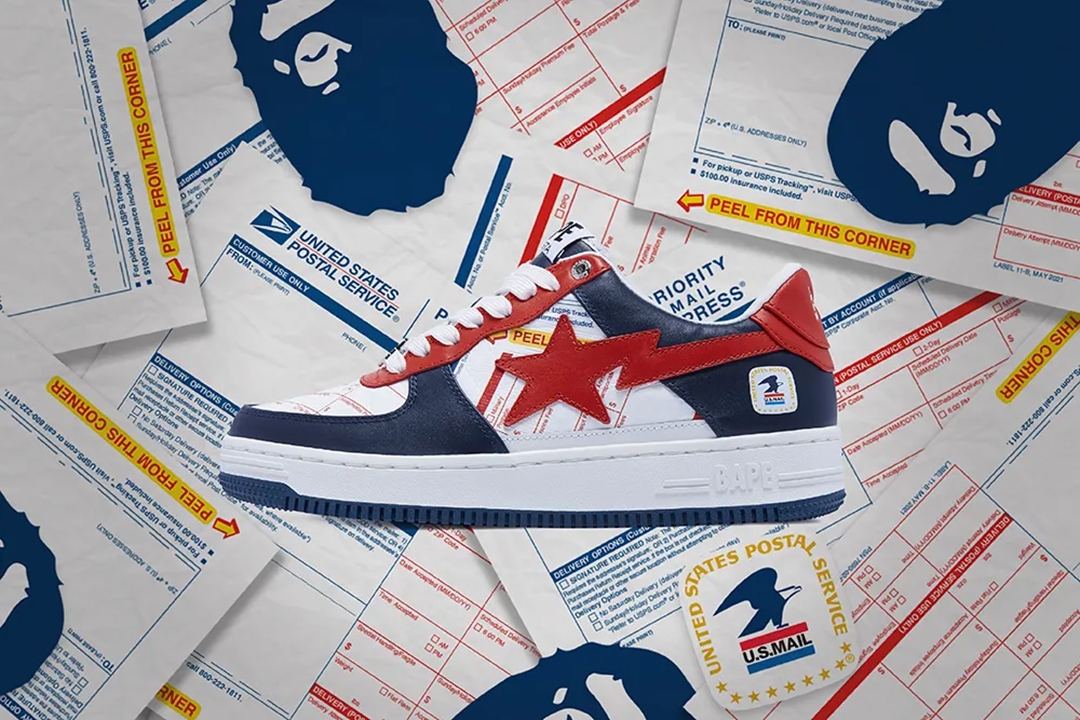 【国内 8/28 発売】A BATHING APE BAPE STA × USPS コラボ (ア ベイシング エイプ アメリカ合衆国郵便公社)