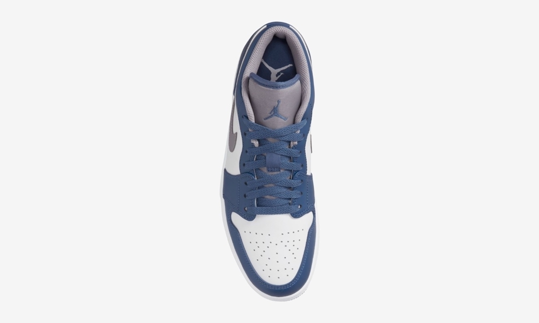 【国内 1/21 発売】ナイキ エア ジョーダン 1 ロー “ホワイト/ブルー/グレー” (NIKE AIR JORDAN 1 LOW “White/Blue/Grey”) [553558-412]