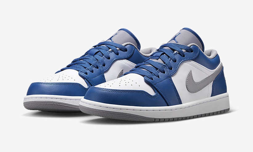 2022年 発売予定！ナイキ エア ジョーダン 1 ロー "ホワイト/ブルー/グレー" (NIKE AIR JORDAN 1 LOW "White/Blue/Grey") [553558-412]