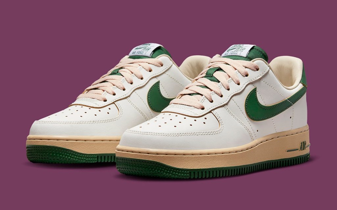 2022年 発売予定！ナイキ エア フォース 1 07 ロー “ホワイト/グリーン/モスリン” (NIKE AIR FORCE 1 07 LOW “White/Green/Muslin”) [DQ7569-101]