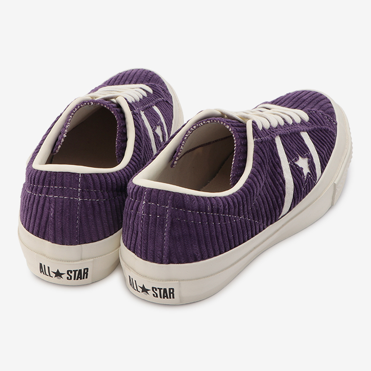 8/23 発売！初コーデュロイ素材をアッパーに採用した CONVERSE STAR&BARS CORDUROY “Purple/Black” (コンバース スター&バーズ コーデュロイ)