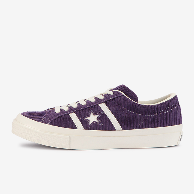 8/23 発売！初コーデュロイ素材をアッパーに採用した CONVERSE STAR&BARS CORDUROY “Purple/Black” (コンバース スター&バーズ コーデュロイ)