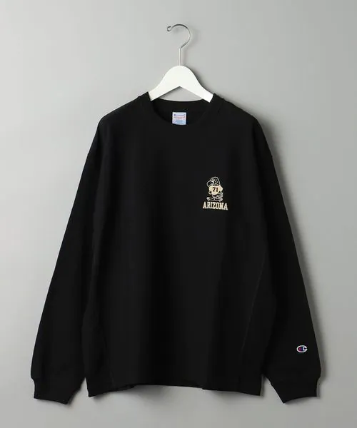 BEAUTY&YOUTH × CHAMPION 別注 REVERSE WEAVE LONG SLEEVE TEE/Tシャツ (ビューティアンドユース チャンピオン)