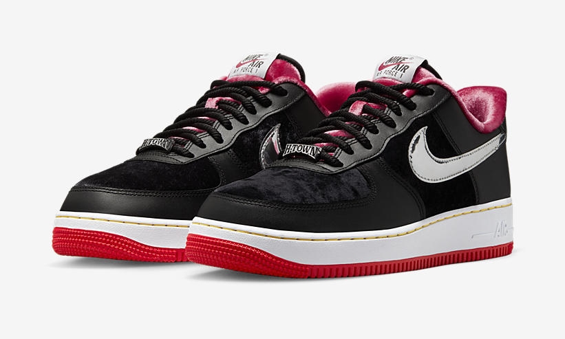 2022年 発売予定！ナイキ エア フォース 1 07 ロー “H-Town/ブラック/レッド” (NIKE AIR FORCE 1 07 LOW “H-Town/Black/Red”) [DZ5427-001/DZ5296-001]