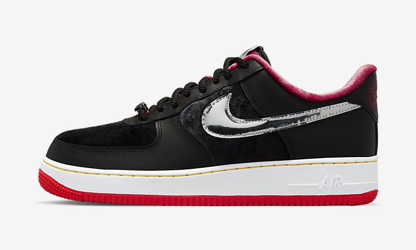 海外 11/10 発売予定！ナイキ エア フォース 1 07 ロー “H-Town/ブラック/レッド” (NIKE AIR FORCE 1 07 LOW “H-Town/Black/Red”) [DZ5427-001/DZ5296-001]