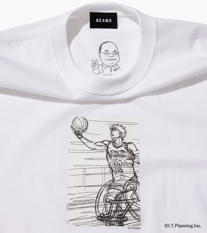 「リアル/井上雄彦」取材チームの車いすバスケットボール日本代表ドキュメンタリー書籍「Another REAL」発売記念TシャツをBEAMSにて受注スタート (ビームス)