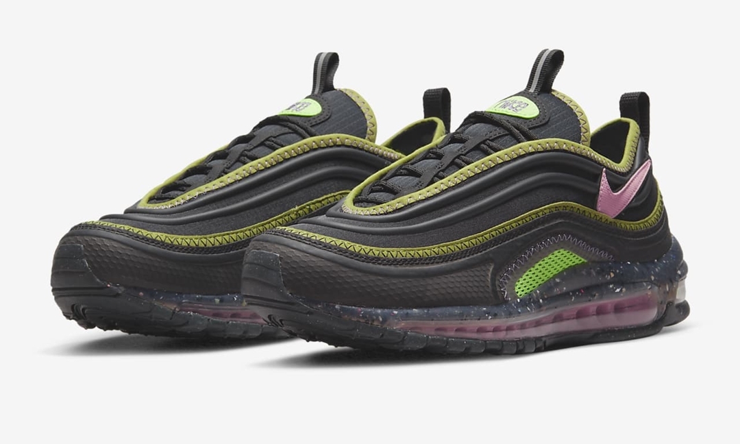 海外発売！ナイキ エア マックス 97 テラスケープ “ブラック/キーライム” (NIKE AIR MAX 97 TERRASCAPE “Black/Key Lime”) [DJ5019-004]