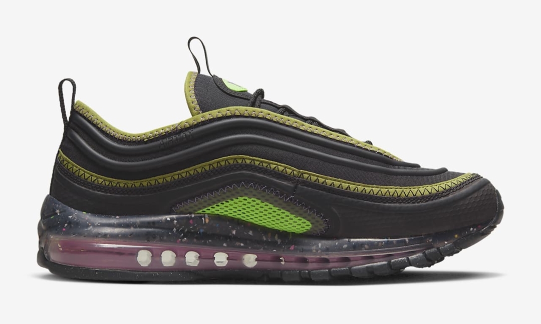 海外発売！ナイキ エア マックス 97 テラスケープ “ブラック/キーライム” (NIKE AIR MAX 97 TERRASCAPE “Black/Key Lime”) [DJ5019-004]