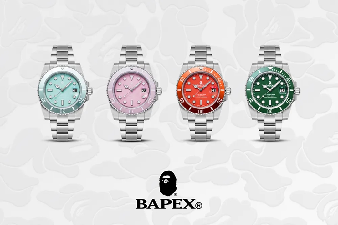 A BATHING APE から夏の手元を彩る TYPE 1 BAPEXが8/26、8/27 発売 (ア ベイシング エイプ)