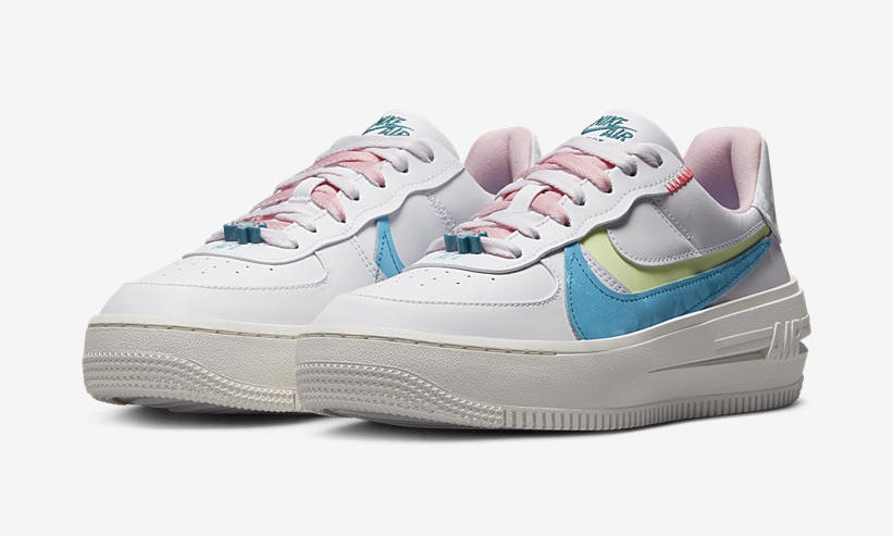 2022年 発売予定！ナイキ エア フォース 1 ロー プラットフォーム “ホワイト/ブルー/ピンク” (NIKE AIR FORCE 1 LOW PLTAFORM/PLT.AF.ORM “White/Blue/Pink”) [DZ5197-100]