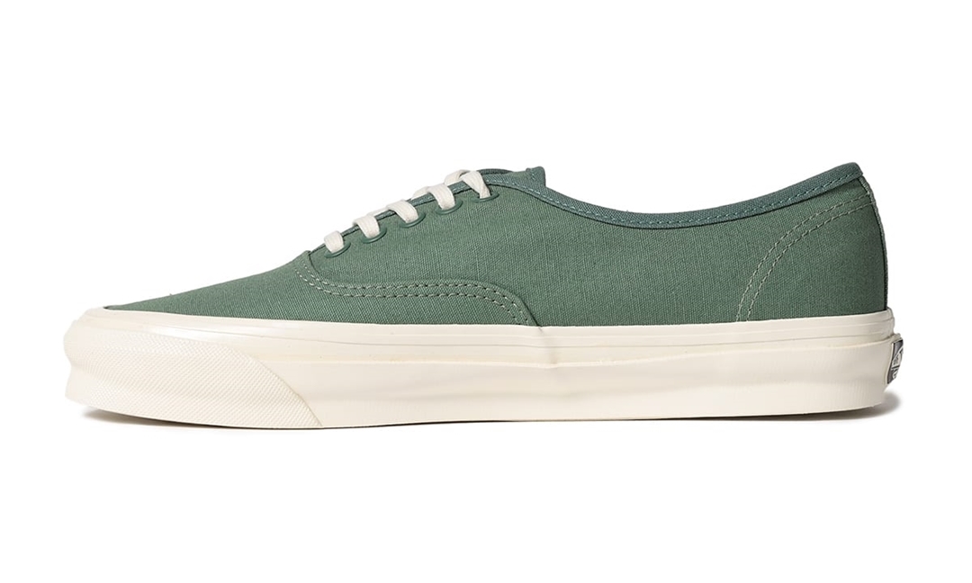 9月上旬 発売！VANS VAULT x Pilgrim Surf+Supply AUTHNTIC LX “Green/Marshmallow” (バンズ ヴォルト ピルグリム サーフ+サプライ オーセンティック “グリーン/マシュマロ”)