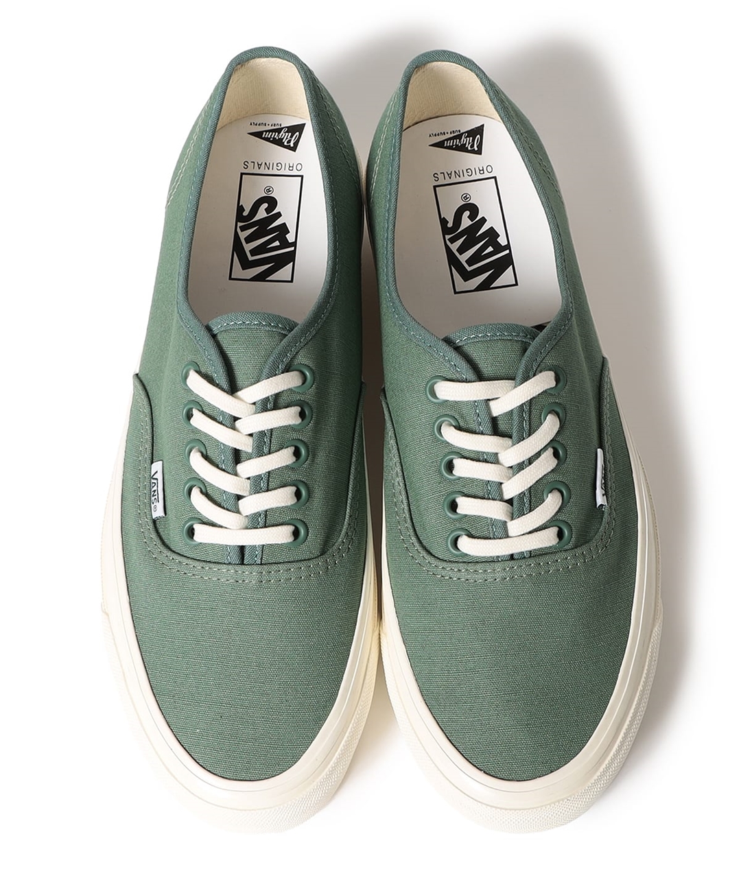 9月上旬 発売！VANS VAULT x Pilgrim Surf+Supply AUTHNTIC LX “Green/Marshmallow” (バンズ ヴォルト ピルグリム サーフ+サプライ オーセンティック “グリーン/マシュマロ”)