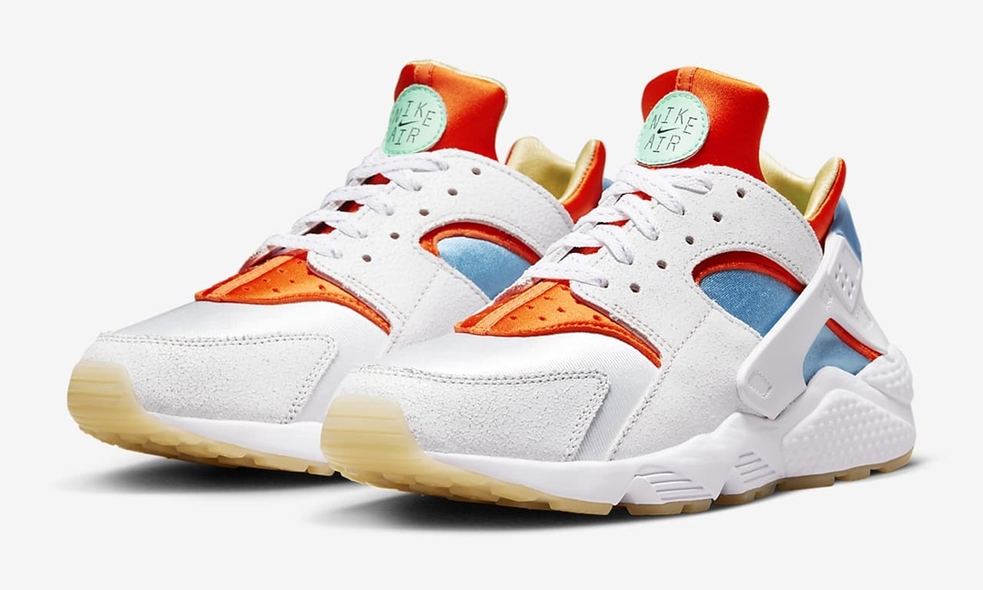 2022年 発売予定！ナイキ エア ハラチ “ホワイト/ユニバーシティブルー/セフティオレンジ” (NIKE AIR HUARACHE “White/University Blue/Safety Orange”) [DX2345-100]