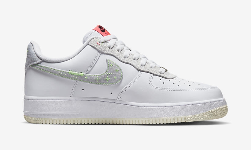 2022年 発売予定！ナイキ エア フォース 1 ロー “ジャストドイットステッチ/ホワイト” (NIKE AIR FORCE 1 LOW “Just Do It Stitch/White”) [FB1853-111]