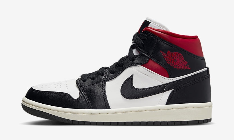 Nike WMNS Air Jordan 1 Mid Black/Gym Red