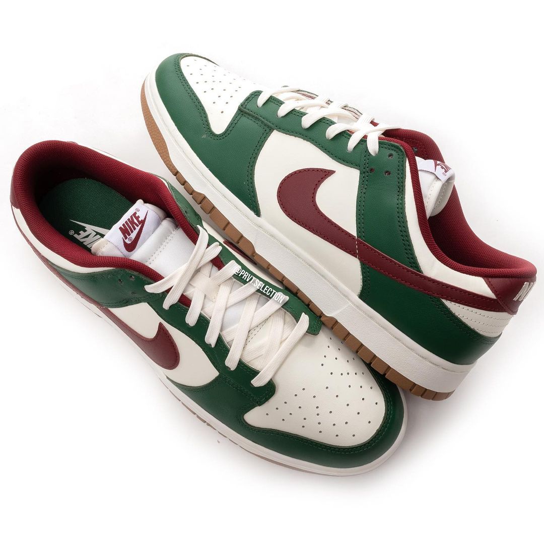 海外 10/1 発売予定！ナイキ ダンク ロー “ゴージグリーン/ホワイト/チームレッド” (NIKE DUNK LOW “Gorge Green/White/Team Red”) [FB7160-161]