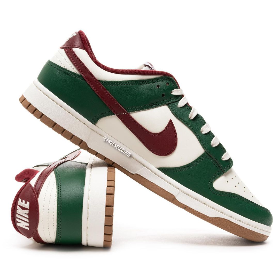 海外 10/1 発売予定！ナイキ ダンク ロー “ゴージグリーン/ホワイト/チームレッド” (NIKE DUNK LOW “Gorge Green/White/Team Red”) [FB7160-161]