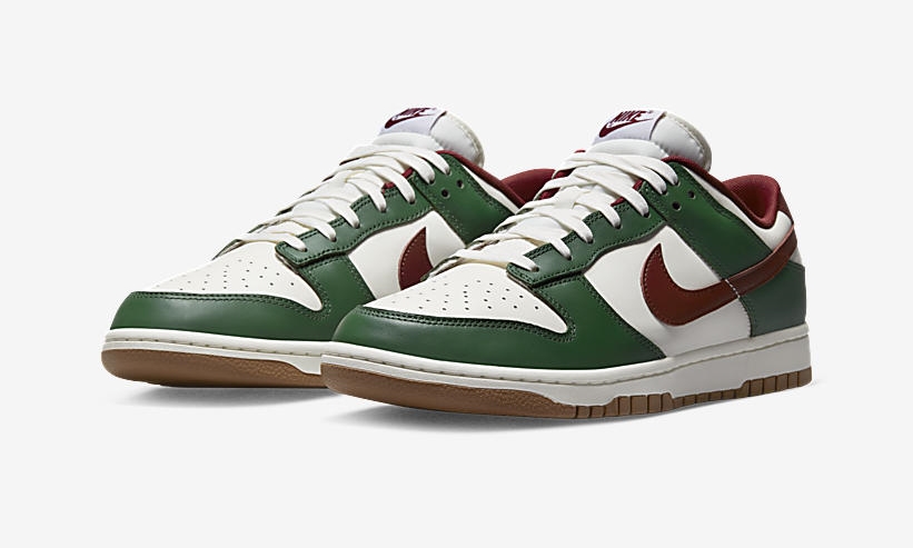 海外 10/1 発売予定！ナイキ ダンク ロー “ゴージグリーン/ホワイト/チームレッド” (NIKE DUNK LOW “Gorge Green/White/Team Red”) [FB7160-161]