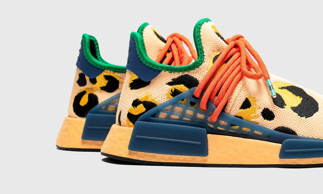 【国内 9/17 発売予定】Pharrell Williams × adiads Originals HU NMD “ANIMAL PRINT/Bold Gold” (ファレル・ウィリアムス アディダス オリジナルス エヌエムディ “アニマルプリント/ボールドゴールド”) [HP3221]