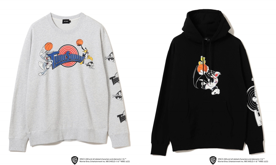 SPACE JAM 25周年 × BEAMS 別注 クルーネックスウェット/スウェットパーカが10月上旬発売 (スペースジャム ビームス)