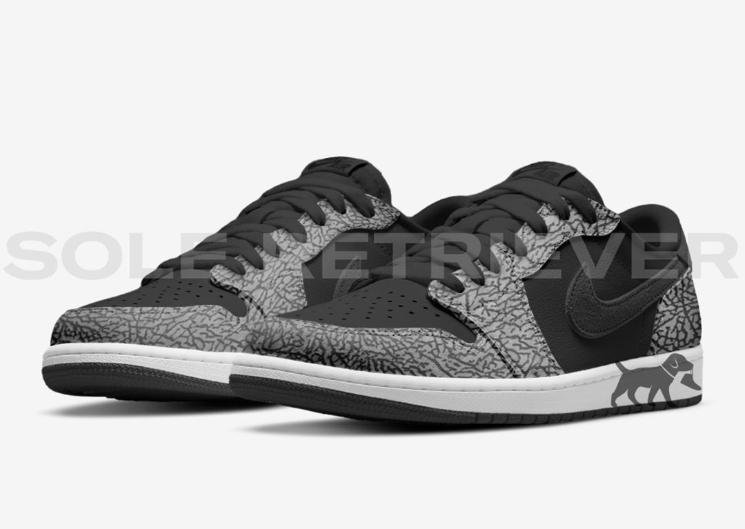 【国内 6/23 発売予定】ナイキ エア ジョーダン 1 ロー レトロ OG “ブラックエレファント” (NIKE AIR JORDAN 1 LOW RETRO OG “Black Elephant”) [CZ0790-001/CZ0775-001]