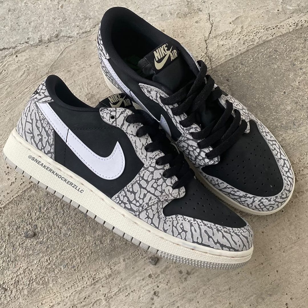 【国内 6/23 発売予定】ナイキ エア ジョーダン 1 ロー レトロ OG “ブラックエレファント” (NIKE AIR JORDAN 1 LOW RETRO OG “Black Elephant”) [CZ0790-001/CZ0775-001]