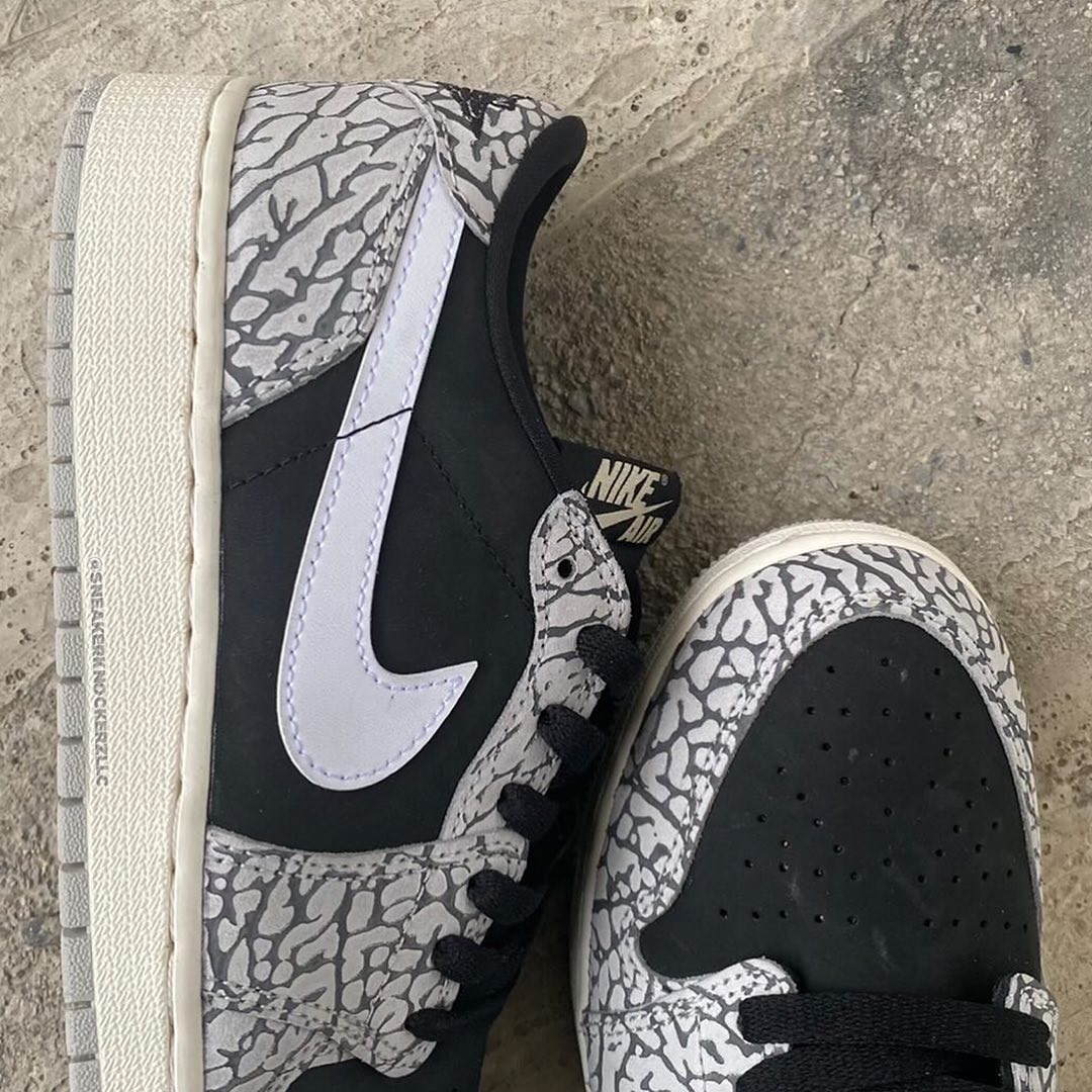 【国内 6/23 発売予定】ナイキ エア ジョーダン 1 ロー レトロ OG “ブラックエレファント” (NIKE AIR JORDAN 1 LOW RETRO OG “Black Elephant”) [CZ0790-001/CZ0775-001]