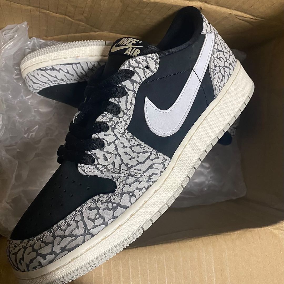 【国内 6/23 発売予定】ナイキ エア ジョーダン 1 ロー レトロ OG “ブラックエレファント” (NIKE AIR JORDAN 1 LOW RETRO OG “Black Elephant”) [CZ0790-001/CZ0775-001]