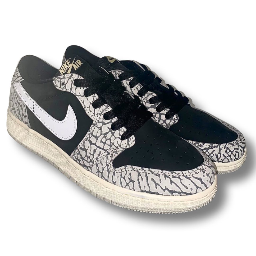 【国内 6/23 発売予定】ナイキ エア ジョーダン 1 ロー レトロ OG “ブラックエレファント” (NIKE AIR JORDAN 1 LOW RETRO OG “Black Elephant”) [CZ0790-001/CZ0775-001]