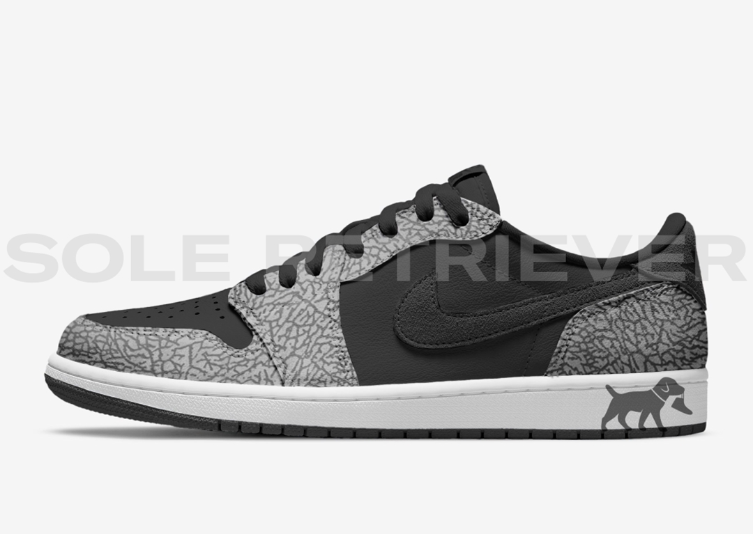 【国内 6/23 発売予定】ナイキ エア ジョーダン 1 ロー レトロ OG “ブラックエレファント” (NIKE AIR JORDAN 1 LOW RETRO OG “Black Elephant”) [CZ0790-001/CZ0775-001]