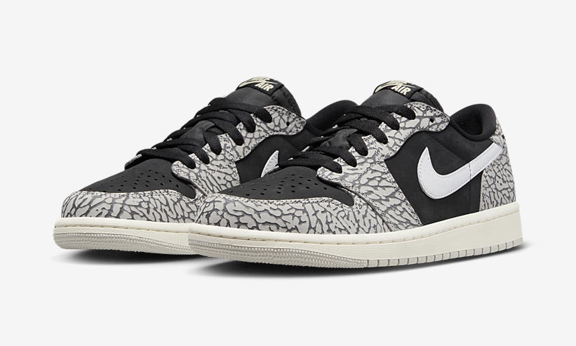 【国内 6/23 発売予定】ナイキ エア ジョーダン 1 ロー レトロ OG “ブラックエレファント” (NIKE AIR JORDAN 1 LOW RETRO OG “Black Elephant”) [CZ0790-001/CZ0775-001]