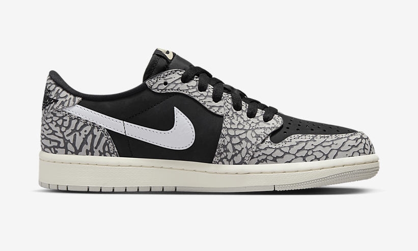 【国内 6/23 発売予定】ナイキ エア ジョーダン 1 ロー レトロ OG “ブラックエレファント” (NIKE AIR JORDAN 1 LOW RETRO OG “Black Elephant”) [CZ0790-001/CZ0775-001]