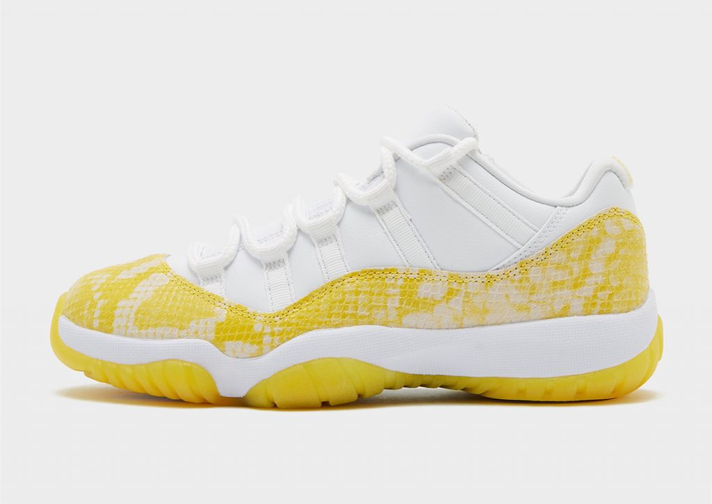 【国内 5/11 発売】ナイキ ウィメンズ エア ジョーダン 11 レトロ ロー “イエロースネーク” (NIKE WMNS AIR JORDAN 11 RETRO LOW “Yellow Python”) [AH7860-107]