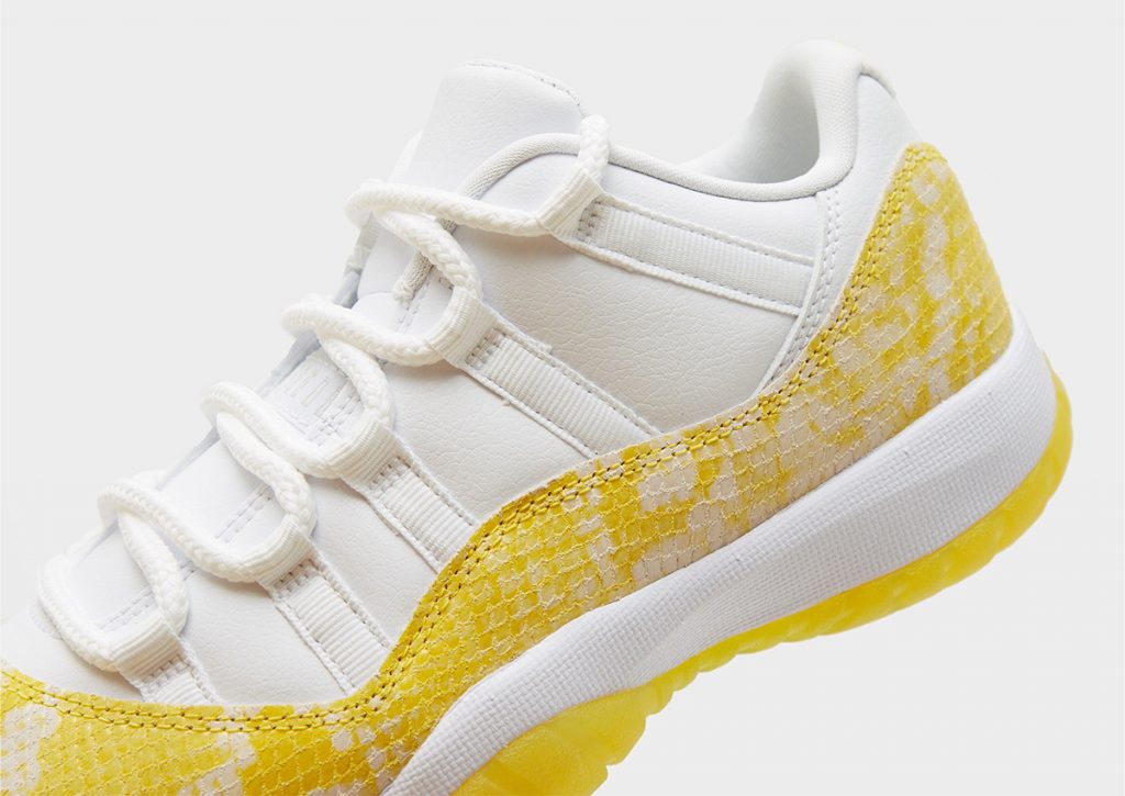 【国内 5/11 発売】ナイキ ウィメンズ エア ジョーダン 11 レトロ ロー “イエロースネーク” (NIKE WMNS AIR JORDAN 11 RETRO LOW “Yellow Python”) [AH7860-107]