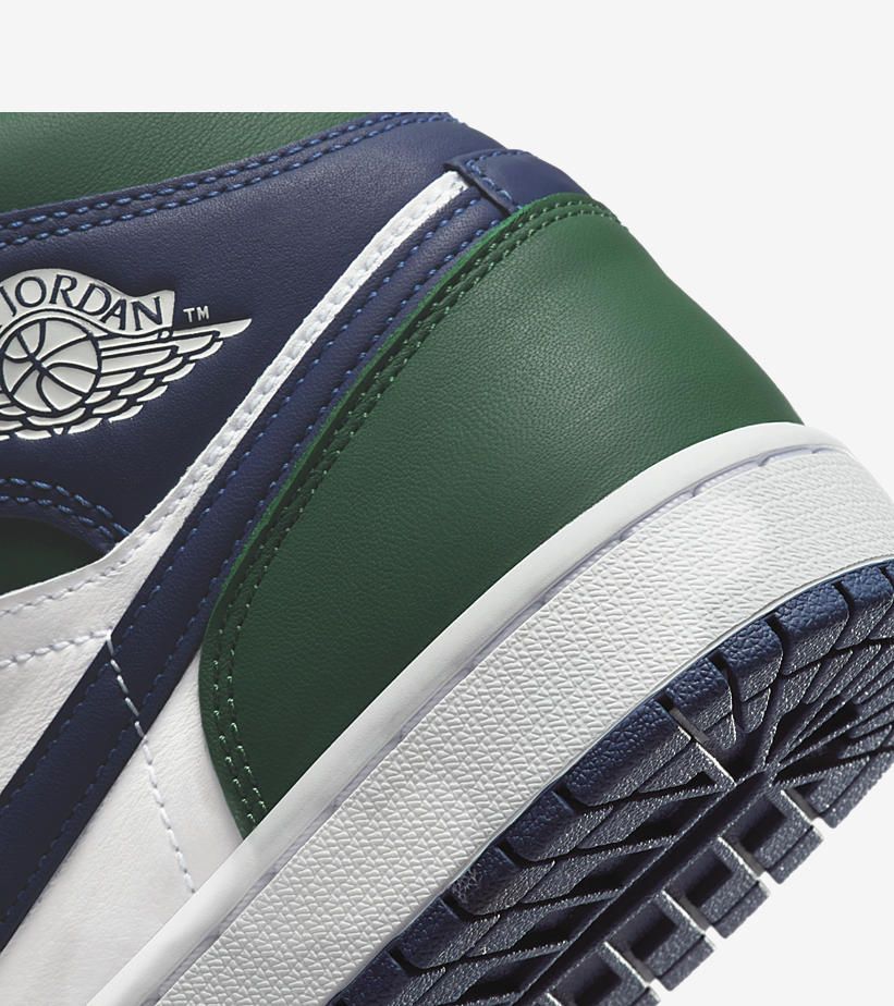 2022年 発売予定！ナイキ エア ジョーダン 1 ミッド “ホワイト/ネイビー/グリーン” (NIKE AIR JORDAN 1 MID “White/Navy/Green”) [DZ5326-300]