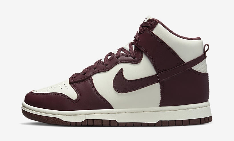 【国内 11/10 発売】ナイキ ウィメンズ ダンク ハイ “バーガンディクラッシュ” (NIKE WMNS DUNK HIGH “Burgundy Crush”) [DD1869-601]