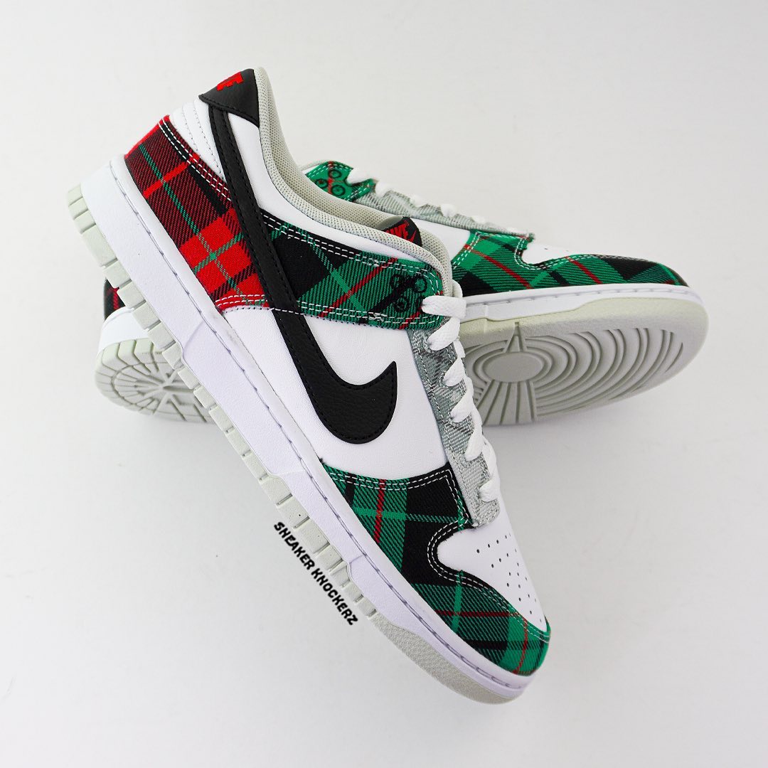 【国内 1/15 発売】ナイキ ダンク ロー “ホワイト/タータンチェック” (NIKE DUNK LOW “White/Tartan Check”) [DV0827-100]