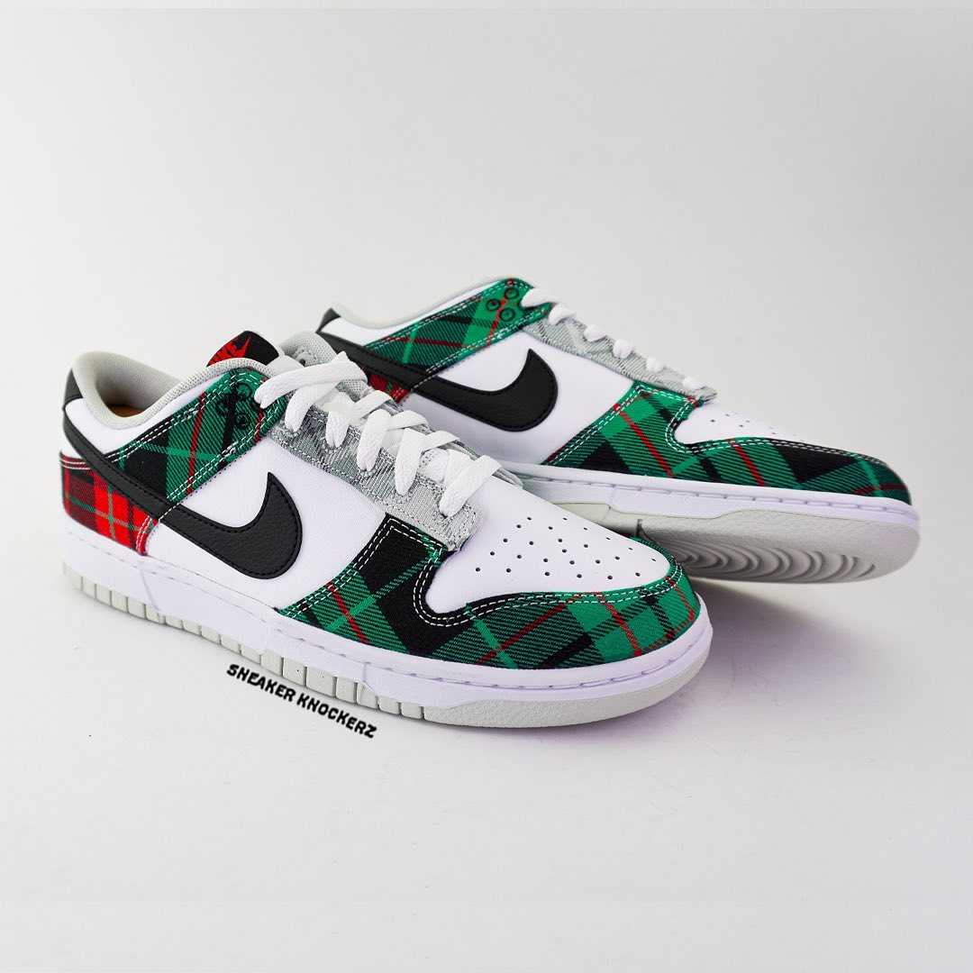 【国内 1/15 発売】ナイキ ダンク ロー “ホワイト/タータンチェック” (NIKE DUNK LOW “White/Tartan Check”) [DV0827-100]