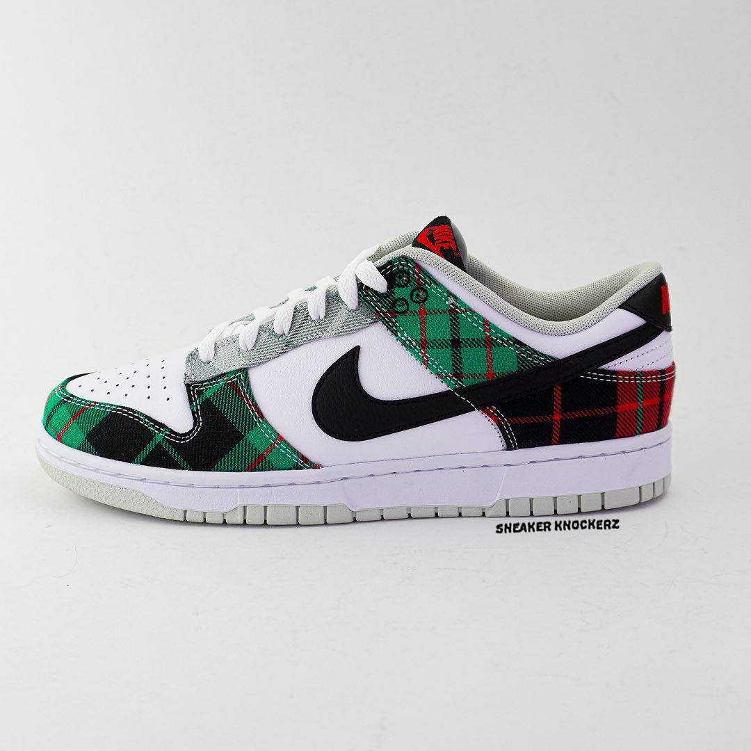 【国内 1/15 発売】ナイキ ダンク ロー “ホワイト/タータンチェック” (NIKE DUNK LOW “White/Tartan