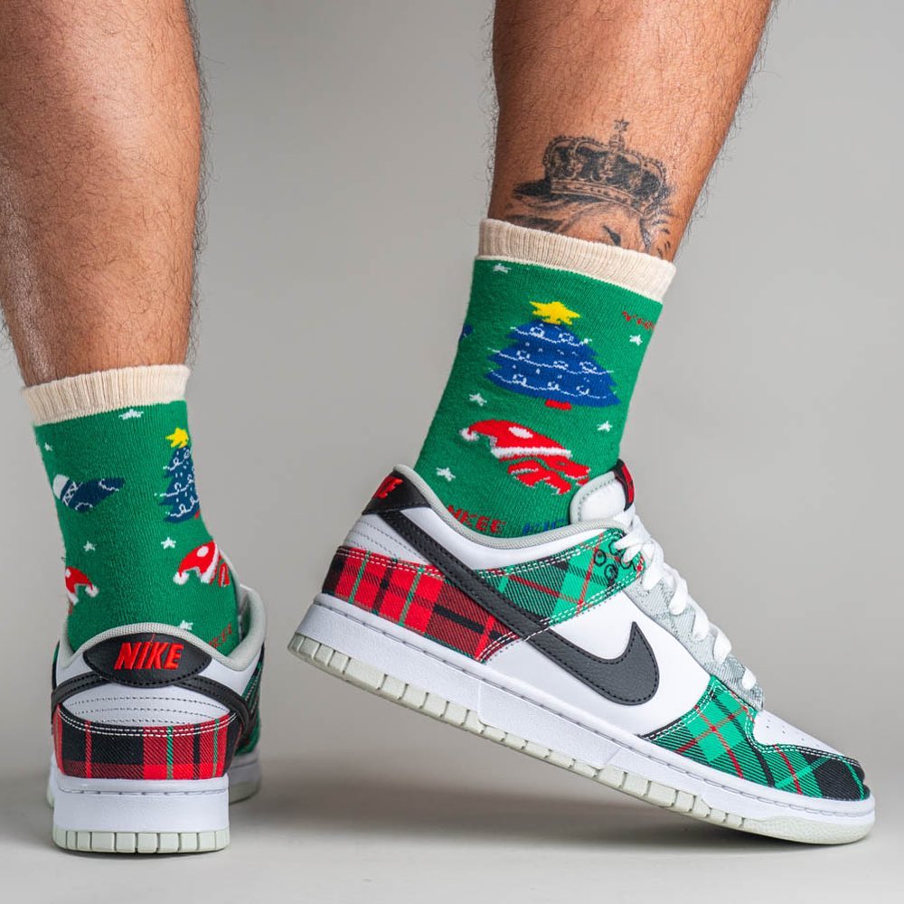 【国内 1/15 発売】ナイキ ダンク ロー “ホワイト/タータンチェック” (NIKE DUNK LOW “White/Tartan Check”) [DV0827-100]