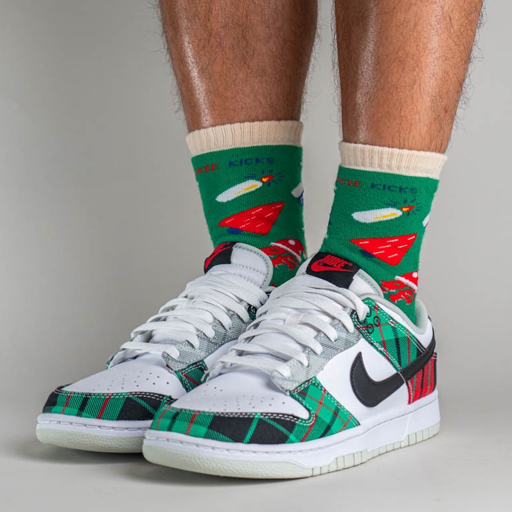 【国内 1/15 発売】ナイキ ダンク ロー “ホワイト/タータンチェック” (NIKE DUNK LOW “White/Tartan Check”) [DV0827-100]