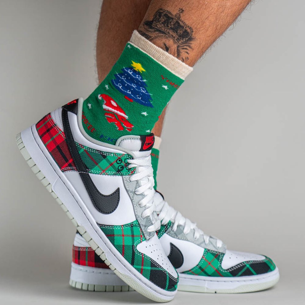 【国内 1/15 発売】ナイキ ダンク ロー “ホワイト/タータンチェック” (NIKE DUNK LOW “White/Tartan Check”) [DV0827-100]