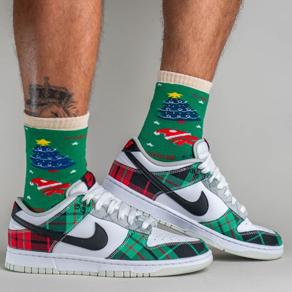 【国内 1/15 発売】ナイキ ダンク ロー “ホワイト/タータンチェック” (NIKE DUNK LOW “White/Tartan Check”) [DV0827-100]