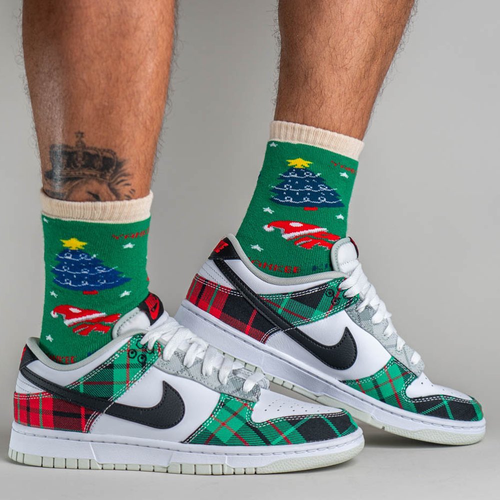 【国内 1/15 発売】ナイキ ダンク ロー “ホワイト/タータンチェック” (NIKE DUNK LOW “White/Tartan Check”) [DV0827-100]