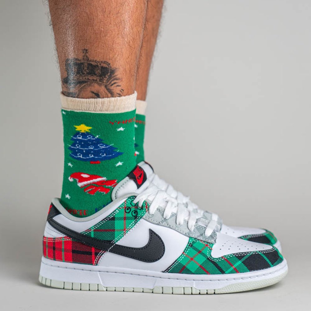 【国内 1/15 発売】ナイキ ダンク ロー “ホワイト/タータンチェック” (NIKE DUNK LOW “White/Tartan Check”) [DV0827-100]